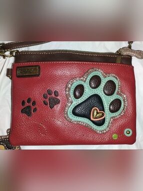 CHALA Paw Print Collection Mini Cross Body Bag
